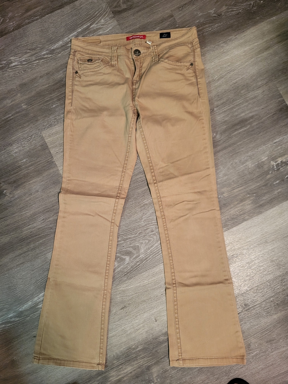 UNIONBAY Women's Boot-Cut Pants in Tan